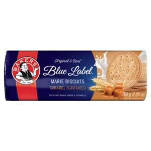 Bakers Blue Label Caramel Flavoured Marie Biscuits - 200g