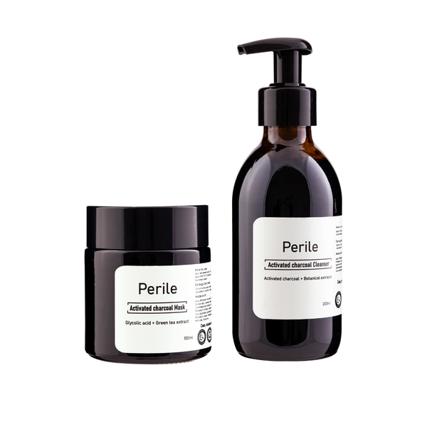 Perile - The Breakout Duo - Activated Cleanser + Botenical Extracts