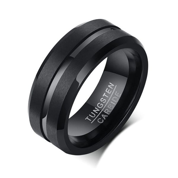 The Casual Tungsten Ring