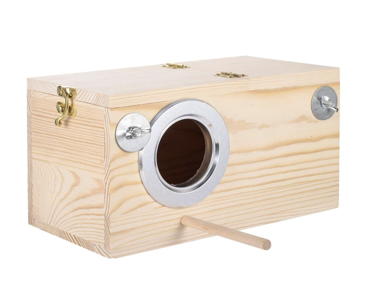 Pet Wooden Bird Incubation Nesting Breeding House Box (26cm)