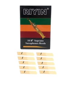 Riyin Soprano Saxophone Reeds Strength 2 in B flat