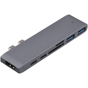 7 in 1 Dual USB Type C Hub USB Type C Adapter B