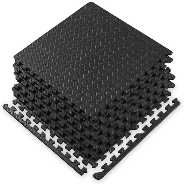 6 Piece Puzzle Floor Mat, Eva Interlocking Foam Floor Tiles for Kids Exercise
