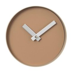 Blomus Wall Clock - Indian Tan and Nomad Colours - Small - RIM
