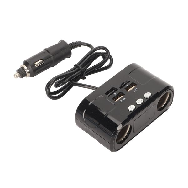 Dual USB Car Charger, BT, 12-24V