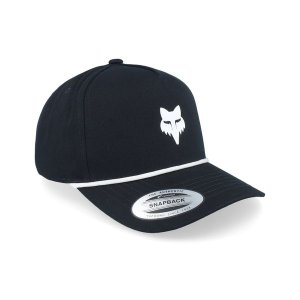 Fox Head Rope Hat - Black