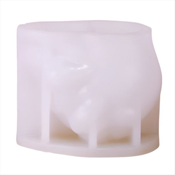 Rose Skull Candle Mold DIY Chocolate Cake Handmade Halloween Decoration Mol