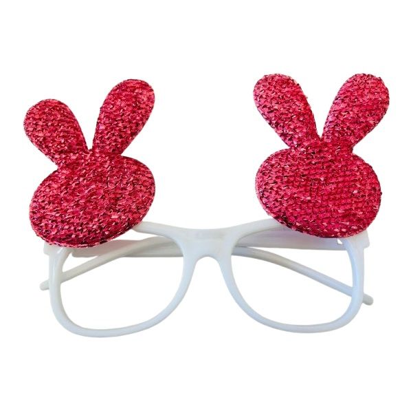 Dress Up: Easter Bunny - Novelty Pink and White Party Glasses