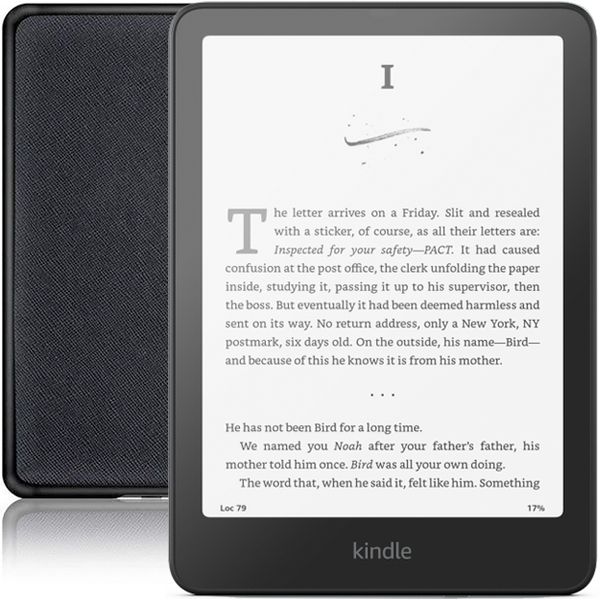 Amazon Kindle Paperwhite 7" Wi-Fi 16GB No Ads (12th Gen 2024) With Cover