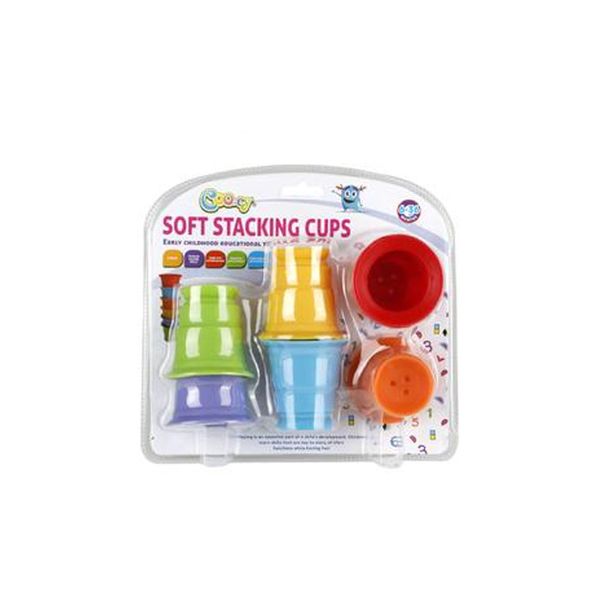 Baby Toy Soft Stacking Cups (6-Pieces)