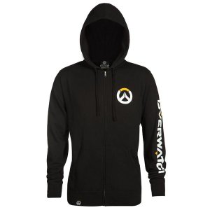 Overwatch Logo: Men's Zip-Up Hoodie
