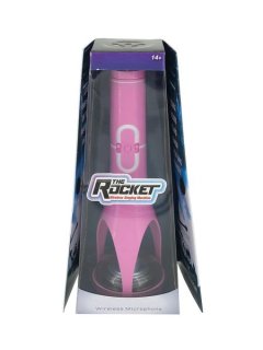 TechToys The Rocket Bluetooth Karaoke Microphone - Pink