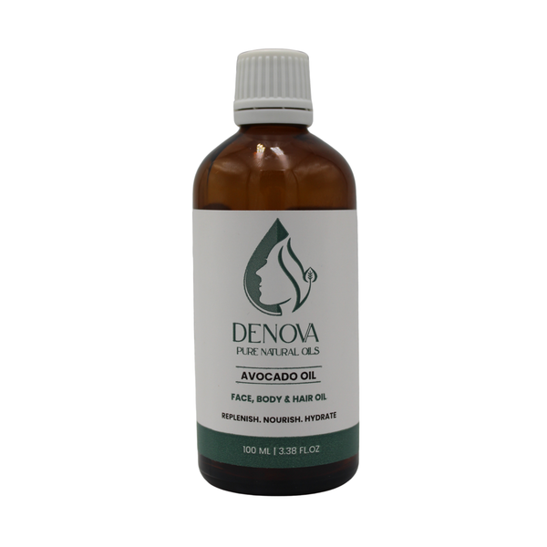 Denova Pure Natural Skin and Hair Oil - Avocado Oil 100ml