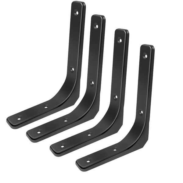 Home Tools Stainless Steel L Shaped Corner Bracket for Bookshelf Set of 2