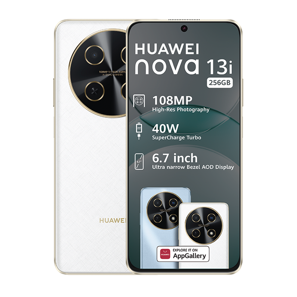 HUAWEI Nova 13i 6.7" smartphone 8GB RAM + 256GB ROM Dual SIM