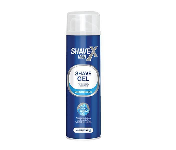Shave-X Men Shave Gel Moisturising 200ml - Soothing Shaving Gel