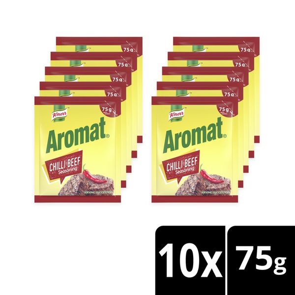 Knorr Aromat Chilli Beef All Purpose Seasoning Spice Refill 10x75g