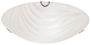 Ceiling Fitting with Pattern Frosted White Glass