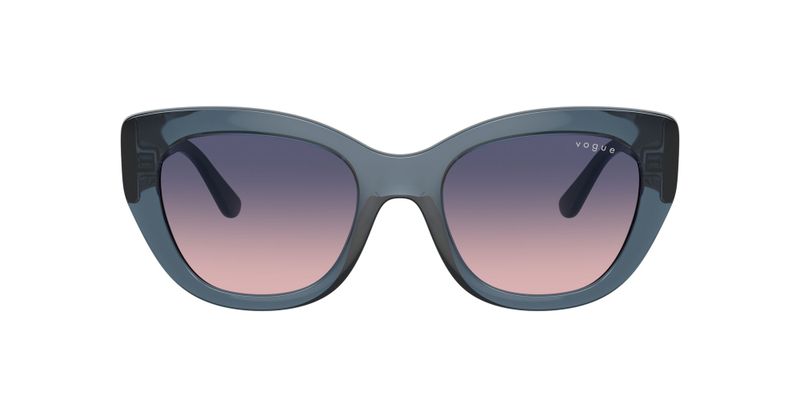 Vogue Women's Sunglasses Butterfly Transparent Blue - 0VO5567S