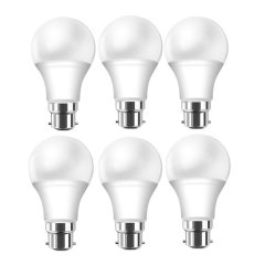 (Pack of 6)10W LED Light Bulb, B22 Base.6500K Daylight. Daily essentials.