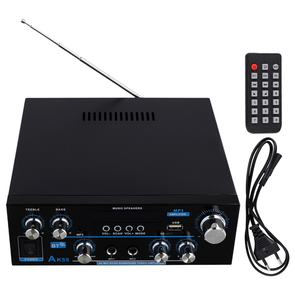 Audio Amplifier 2.0 Channel HIFI Digital Bluetooth Amplifier EU PLUG