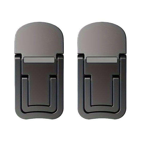 2-Pack Adhesive Laptop Feet - Foldable Tilt Stands for Better Typing Angle