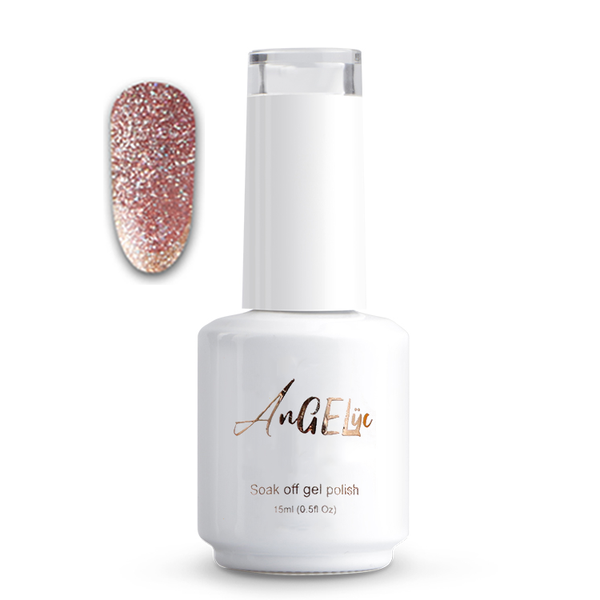Angelyc Gel Polish - Pink Glitz
