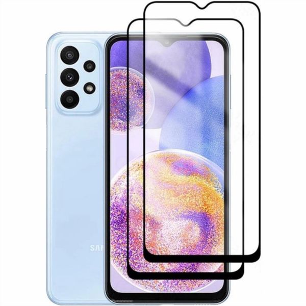 Galaxy A23 Screen Guard Protector 9D Tempered Glass 2 PACK