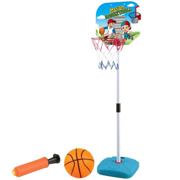 Kids Adjustable Basketball Hoop - Indoor Outdoor Sports Set - Toys for Boys