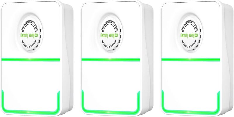 Energy Saver, 3-Pack Power Saving Box Voltage Regulator Protector