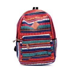 Bohemian Aztec Canvas Backpack