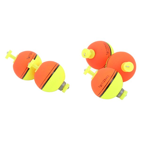 Fishing Floats 5pcs EVA Foam Round Bobbers for Freshwater