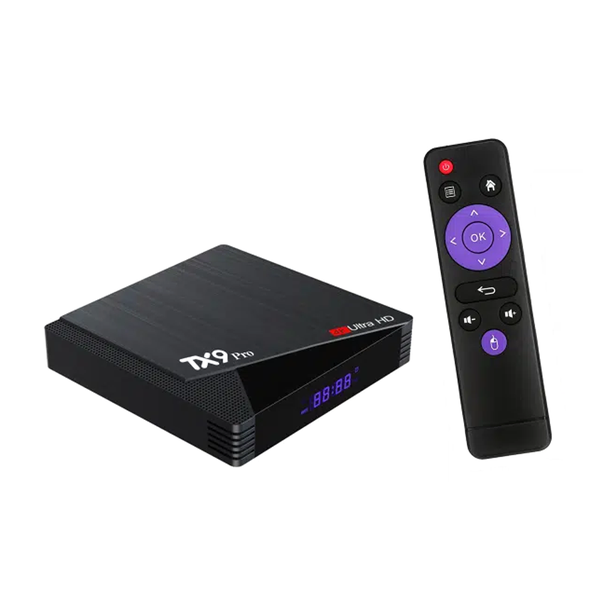 TX9 Pro 6K UHD Android 14.0 Media TV Box TV- Netflix, Youtube, TED &amp; SABC+