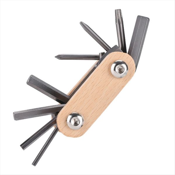 8 In1 Portable Bicycle Repair Tool Kit Bike Multi-Tool Set with Screwdriver