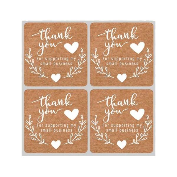 60 Piece Thank You Stickers
