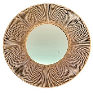 Hand Crafted String Framed Home Decor Mirror - 60cm Diameter