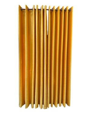 Afri Choice Readymade Velvet Eylet Curtain Yellow