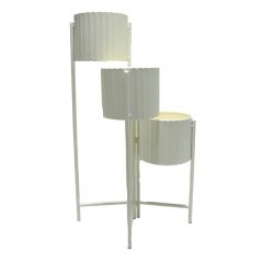 3-Tier Iron Flowerpot Stand 39×29×68 cm