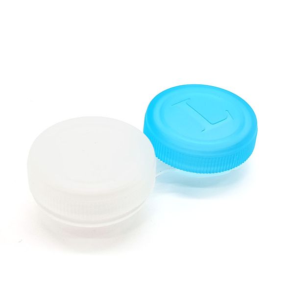 BUFFTEE Contact Lenses Case - Pink - Empty Lens Container