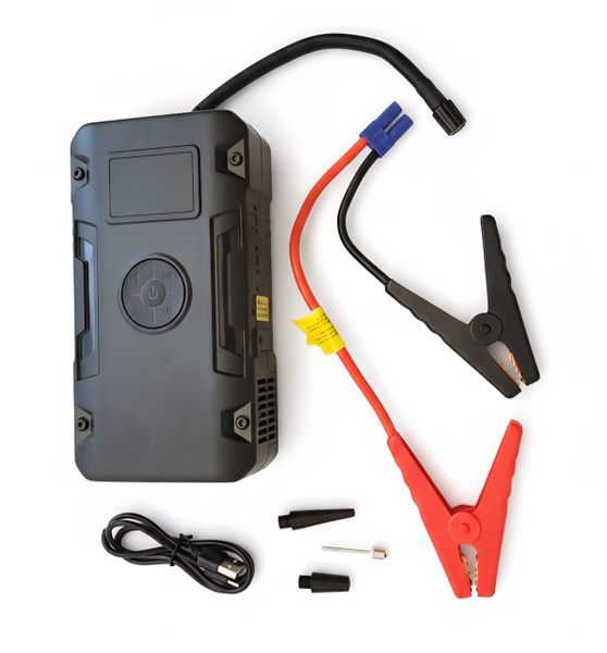 Digital Car Jump Starter Smart USB &amp; 150PSI Air Pump 4-in-1 Emergency Tool