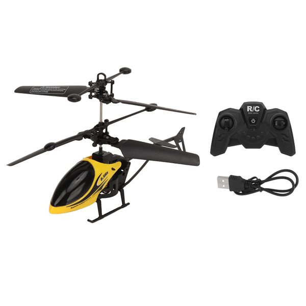 Miniature RC Helicopter with Light Electric Drone Airplane Helicopter Toy