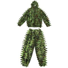Sticky Flower Bionic Leaves Camouflage Suit Hunting Ghillie Suit (B)