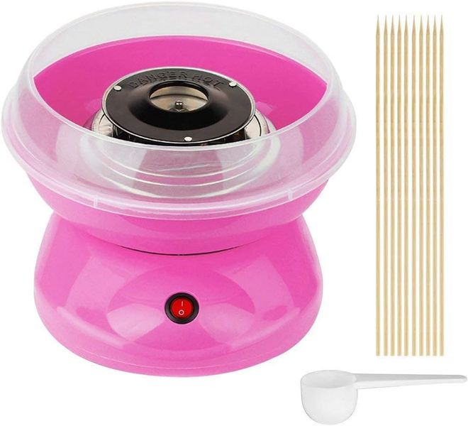 Portable cotton candy machine.