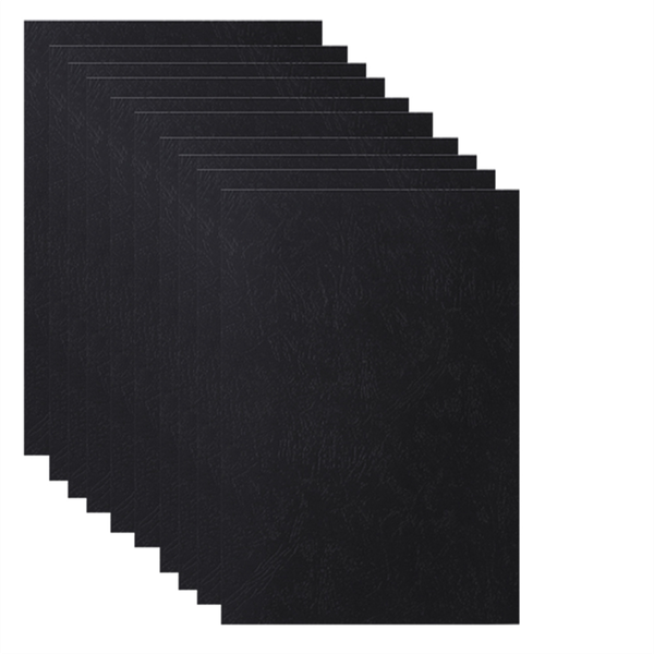 Paper Binding Cover A4 Leather Texture Binding Cover Navy Blue