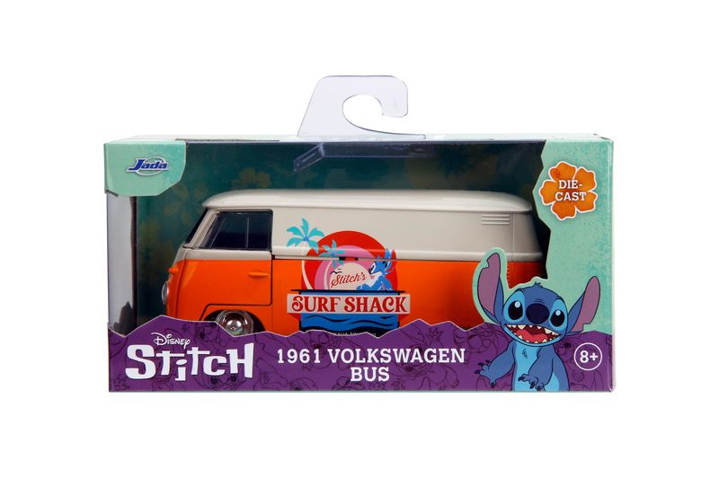 Jada Disney Stitch 1961 VW Bus 1:32