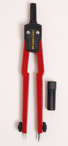 Faber-Castell Starter School Bow Compass - Red (174246-F)