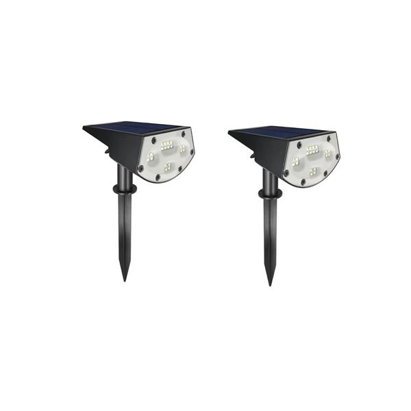 Set Of 2 Waterproof Outdoor Led Solar Light