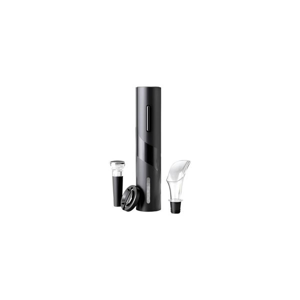 Portable 4 Piece Electronic Wine Opener Set