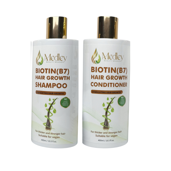 Medley Biotin B7 Hair Growth Shampoo &amp; Conditioner Combo - 400ml