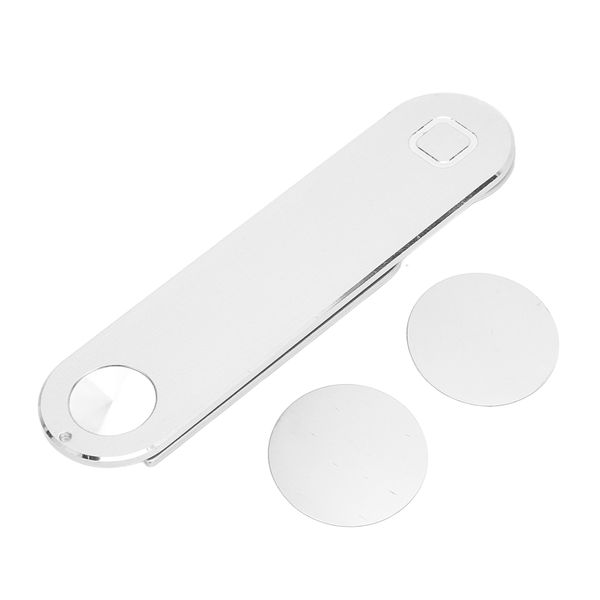 Strong Magnetic Aluminum Alloy Laptop Phone Stand - Silver, Computer Monitor Expansion Bracket